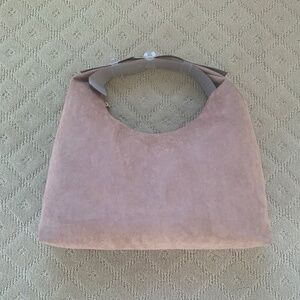 Faux suede bag
